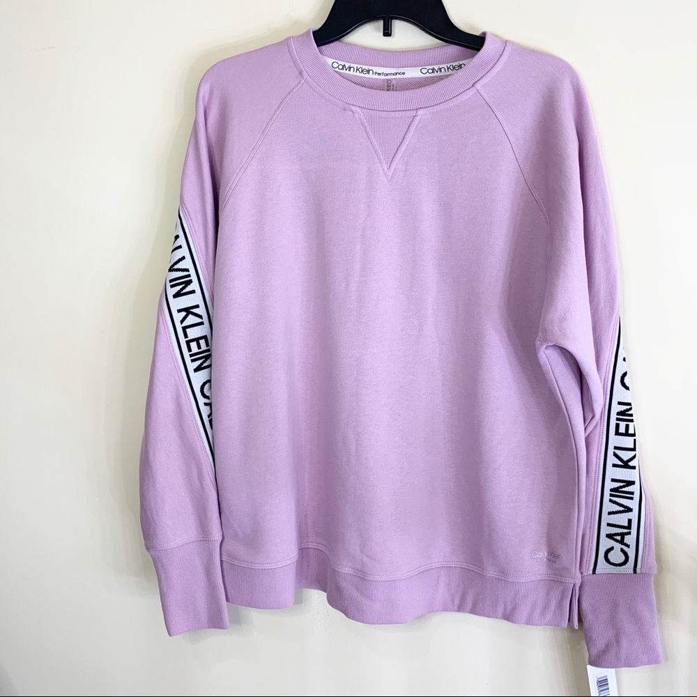 Calvin Klein woman Vintage Tape Crew Sweatshirt - Picture 5 of 10